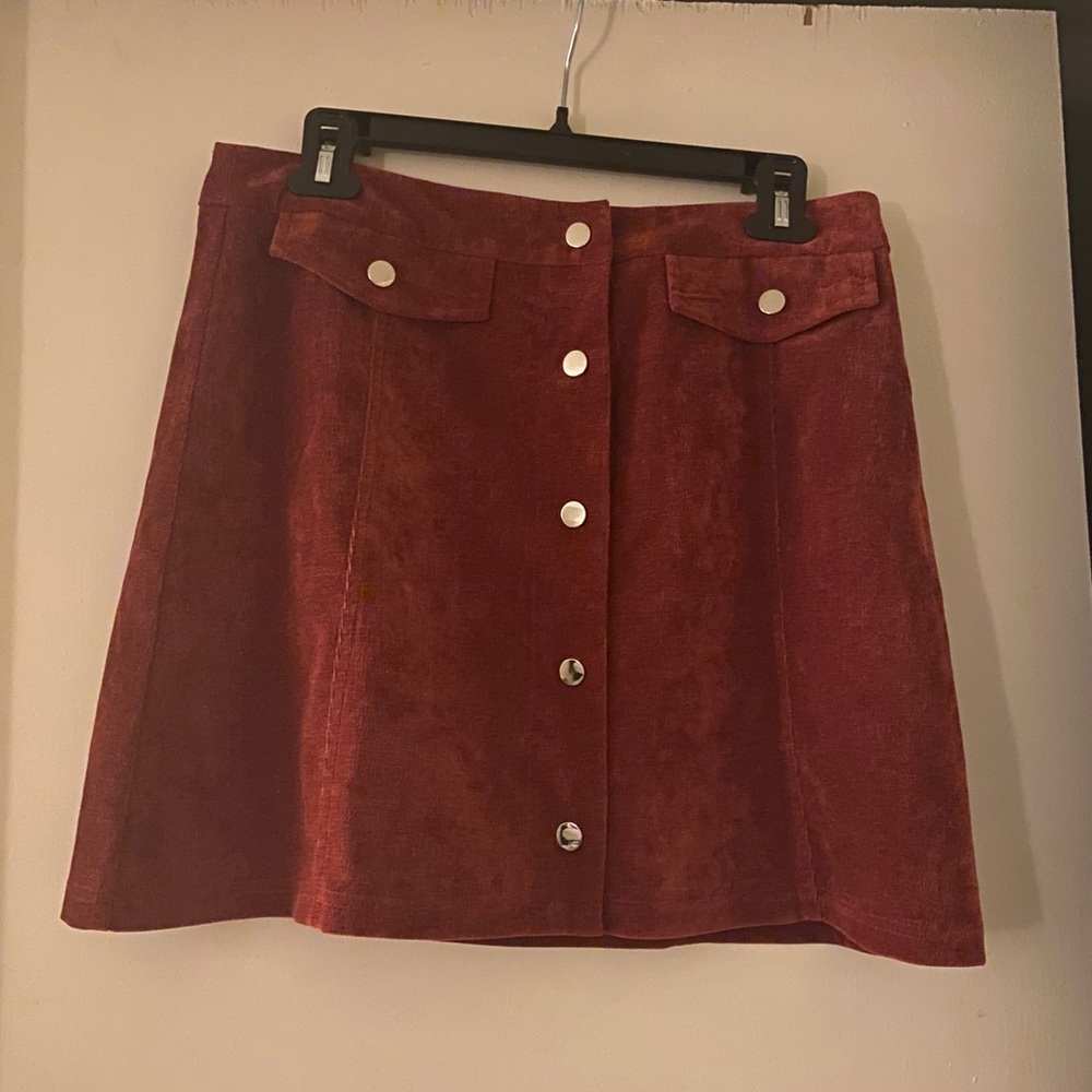 New velvet skirt from English Factory